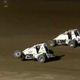 Illustration for article titled Sprint Car Driver Mangles Front Suspension, Still Wins Race